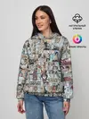 Женское худи / MANGA PATTERN