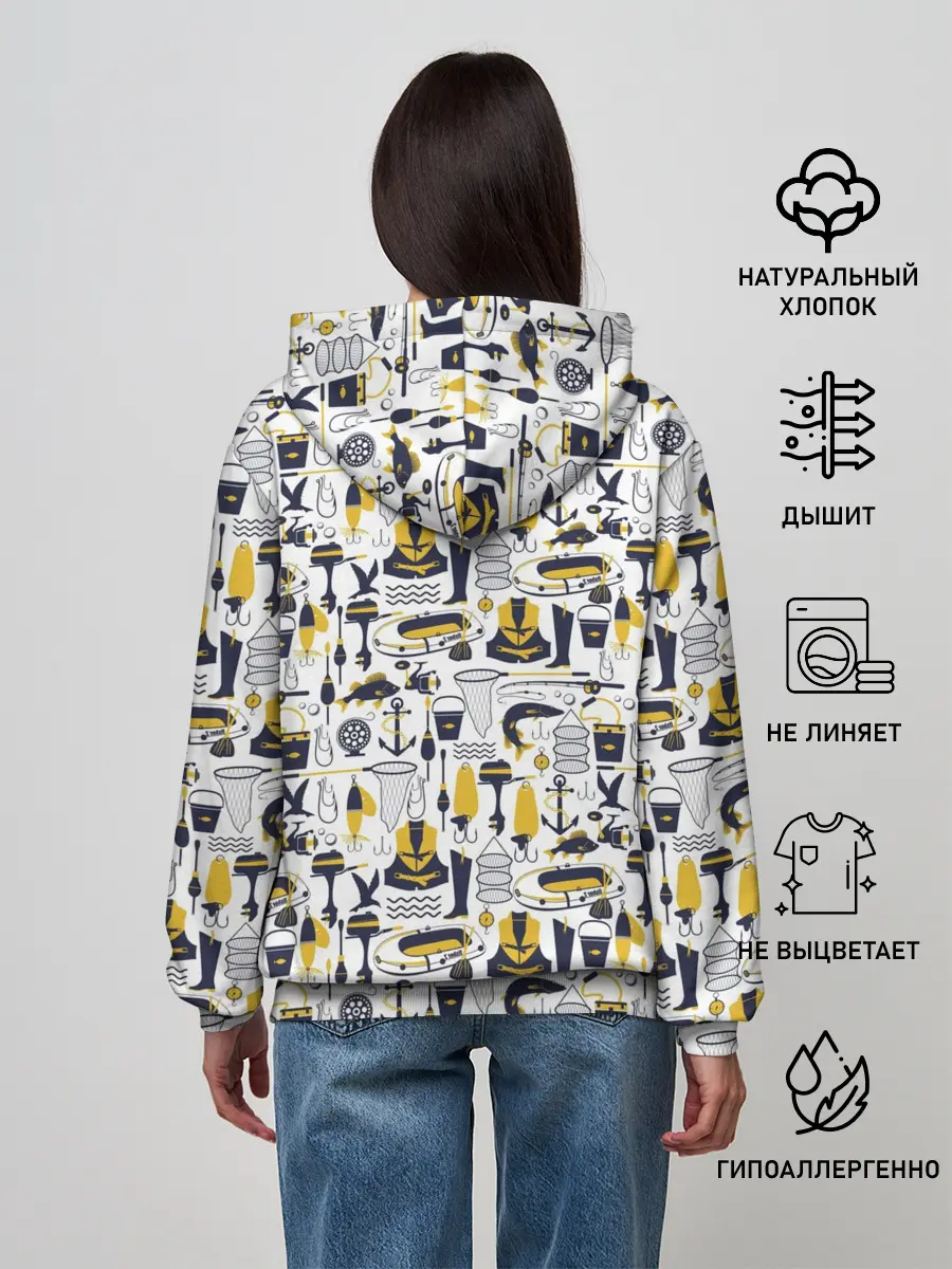 Женское худи / Мечта рыболова