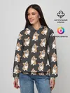 Женское худи / Корги малыши