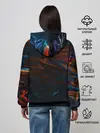 Женское худи / Абстракция разводы красок
