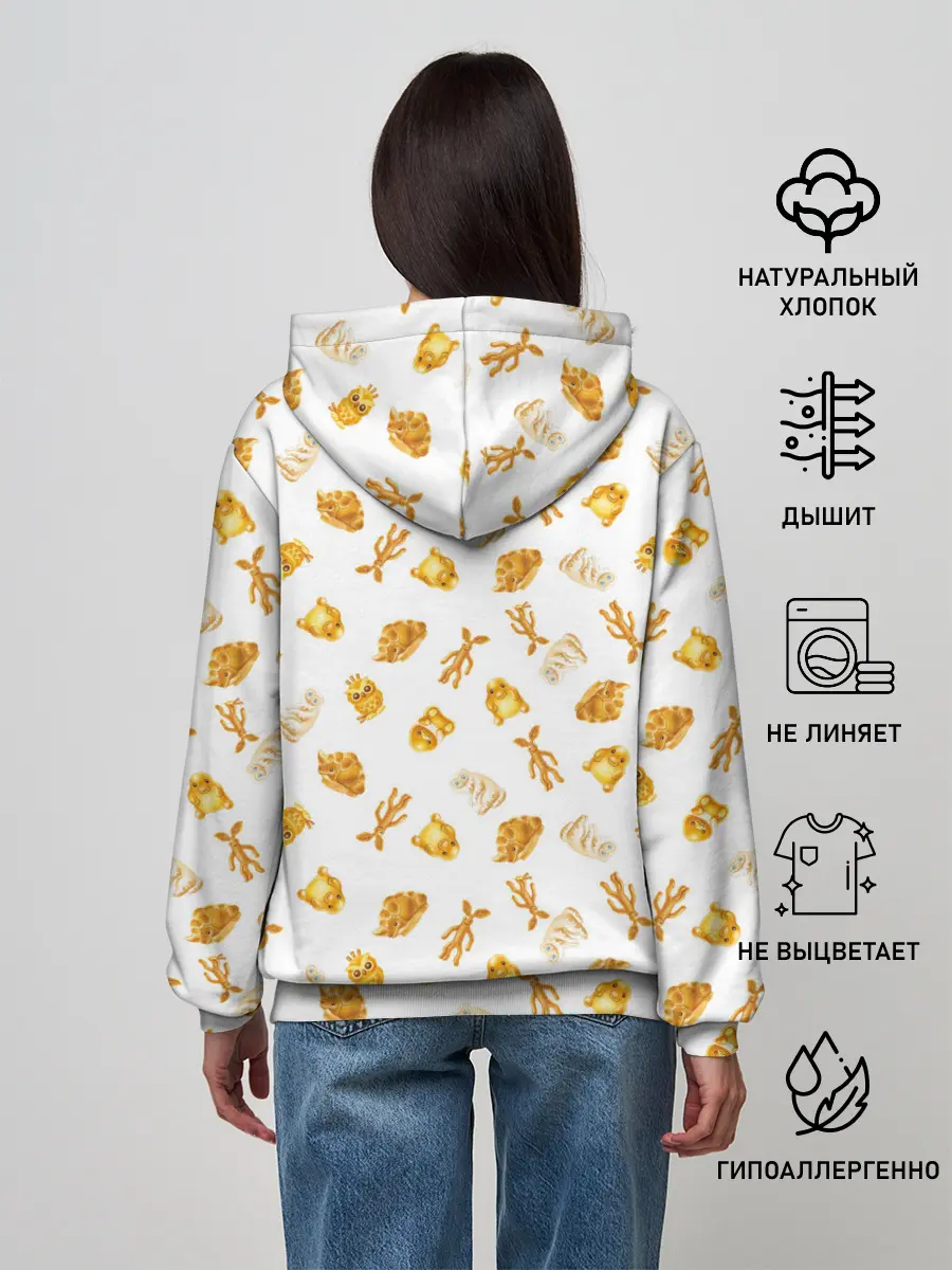 Женское худи / Baked Goods Kowalski Pattern