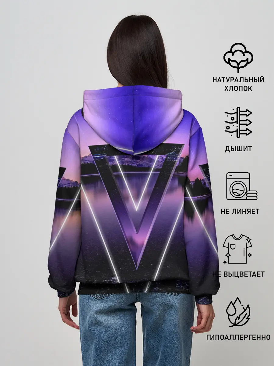 Женское худи / ОЗЕРО