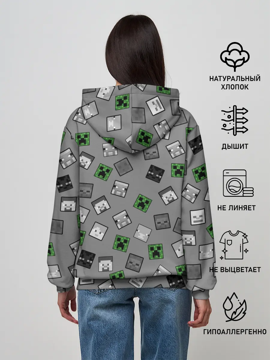 Женское худи / Minecraft