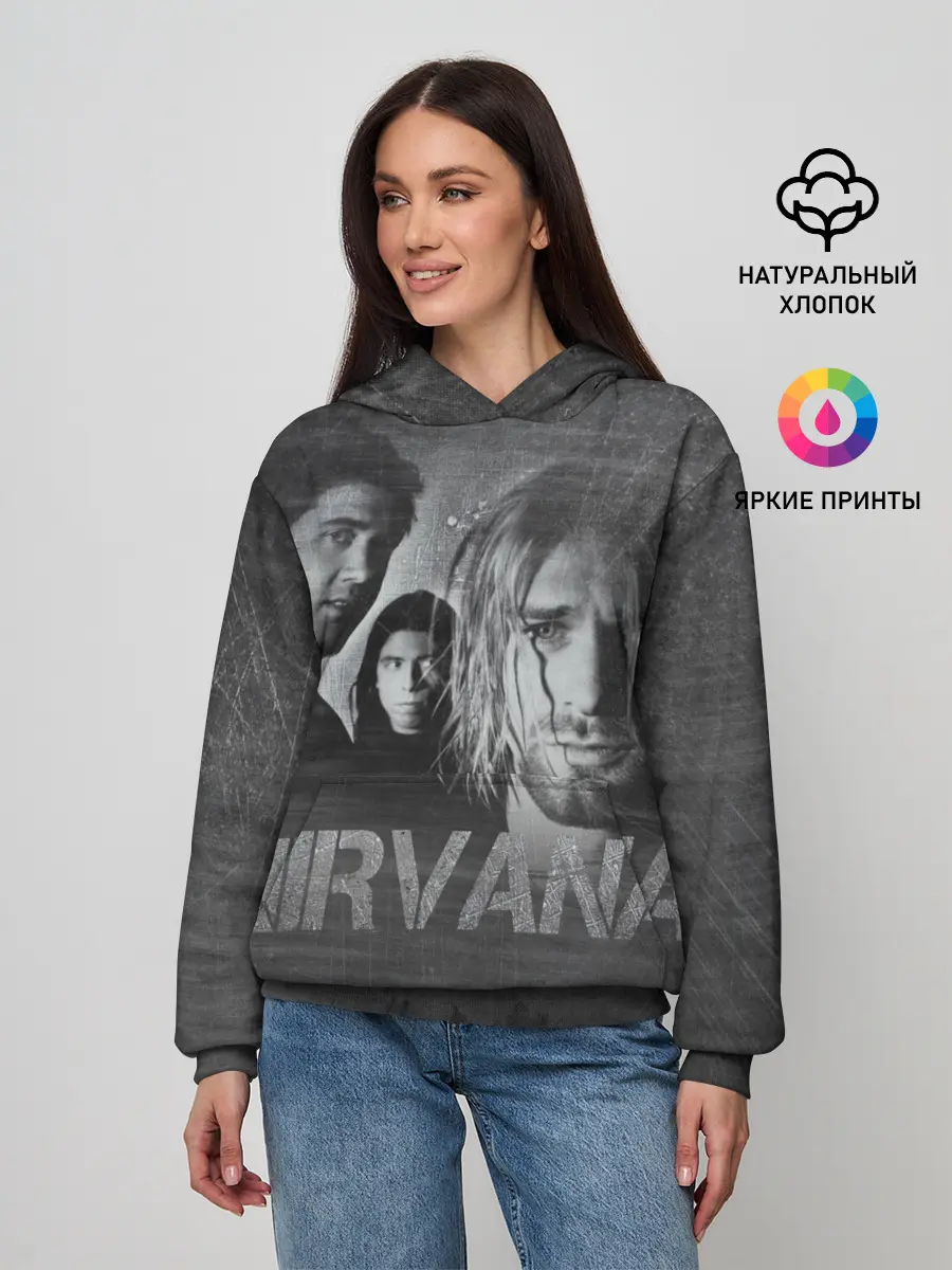 Женское худи / Нирвана