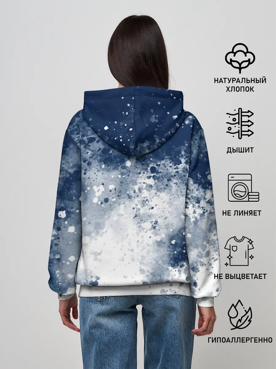 Женское худи / Чернильные капли