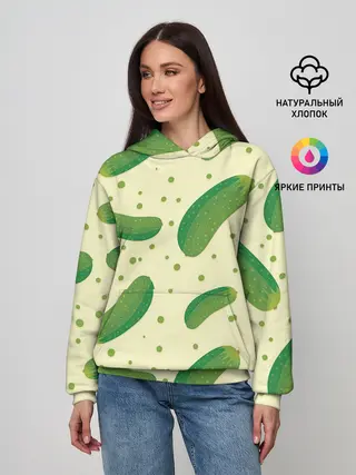 Женское худи / Огурчики