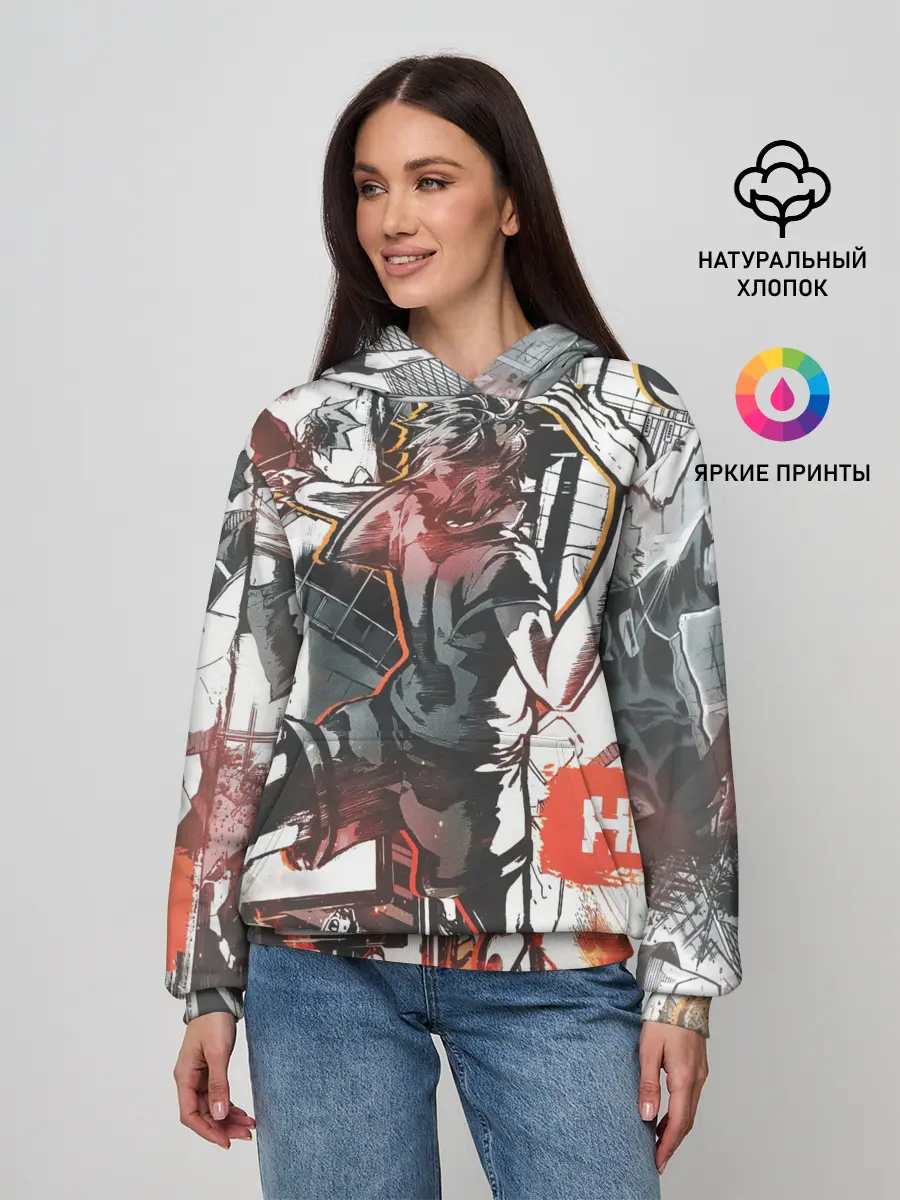 Женское худи / Haikyu Haikyuu Haikuu