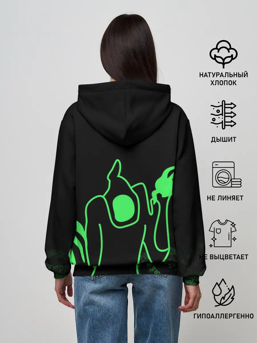 Женское худи / HAUNTED FAMILY