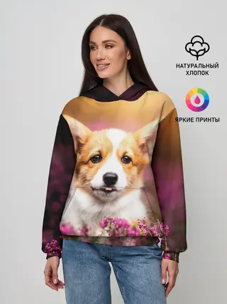 Женское худи / Вельш-корги