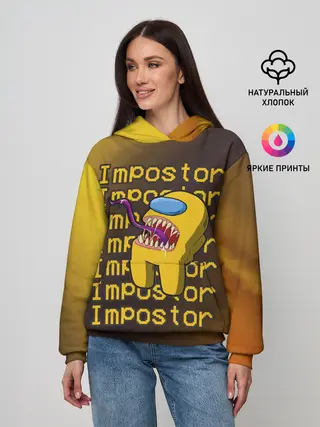 Женское худи / AMONG US - IMPOSTOR