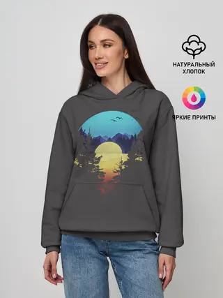 Женское худи / Закат