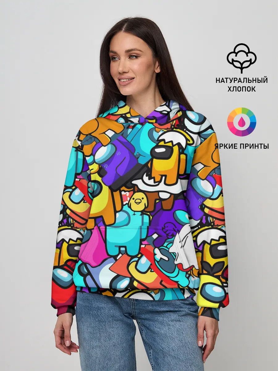 Женское худи / AMONG US