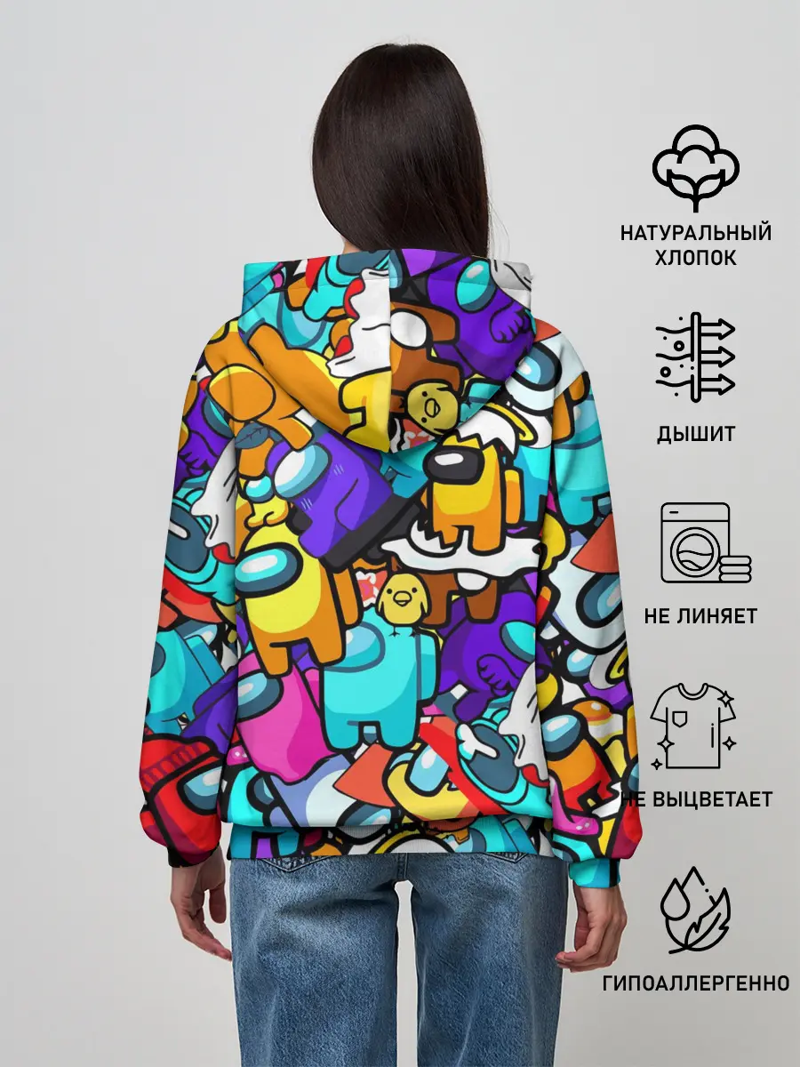 Женское худи / AMONG US