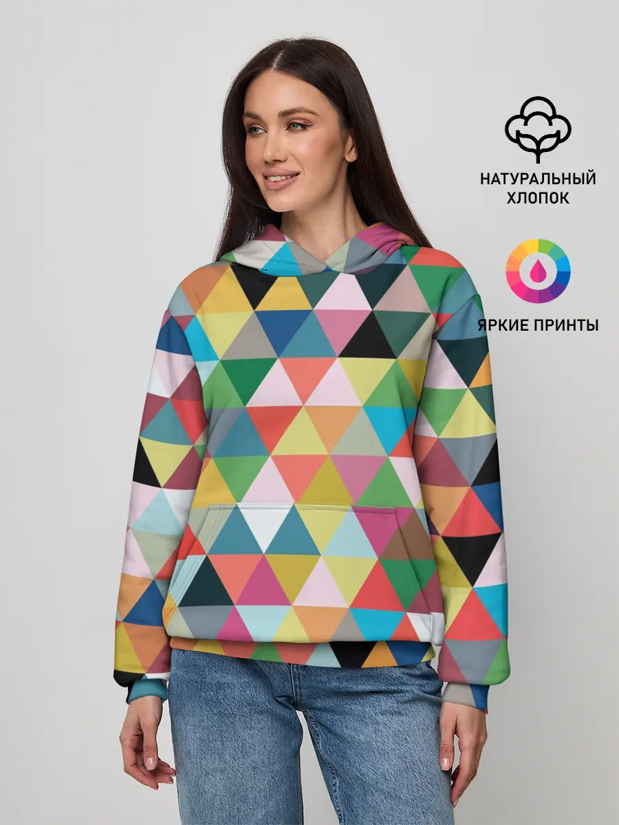 Женское худи / хипстерский паттерн