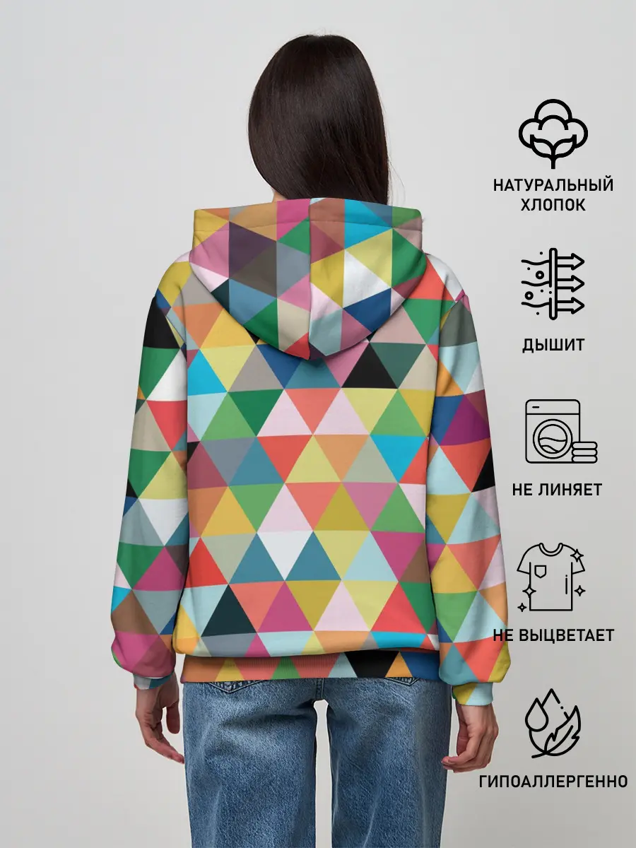 Женское худи / хипстерский паттерн