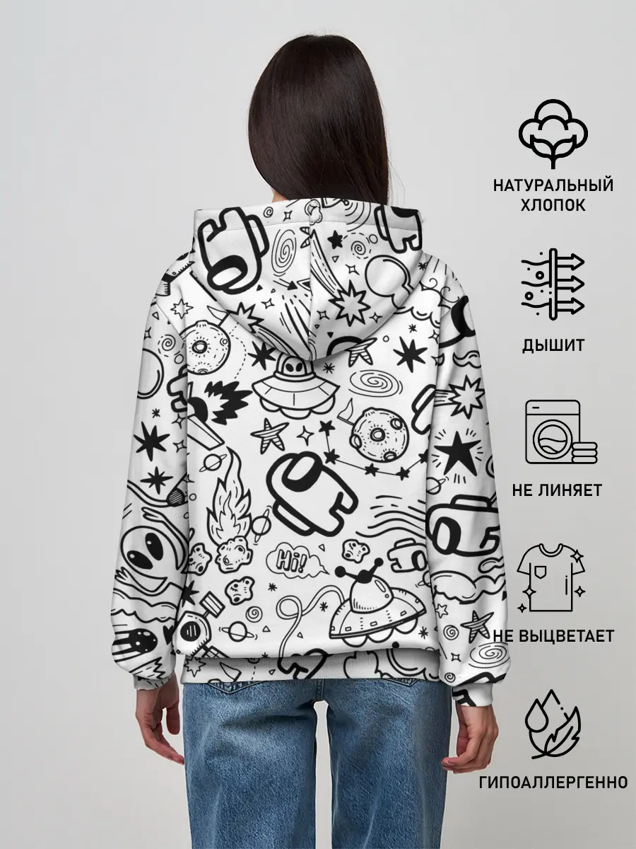 Женское худи / AMONG US