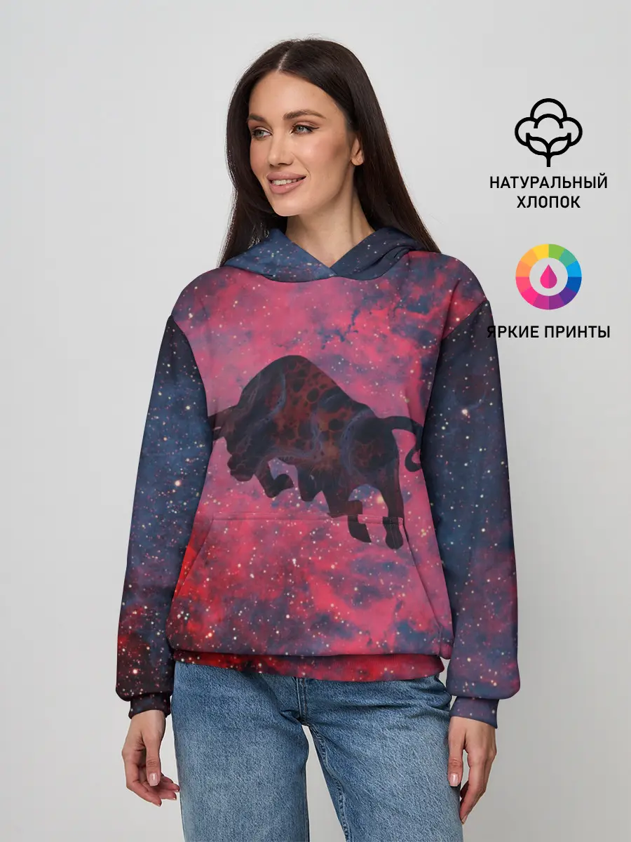 Женское худи / Бык