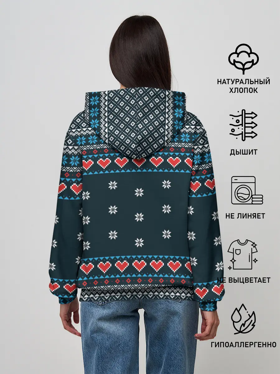 Женское худи / Свитер Merry Christmas