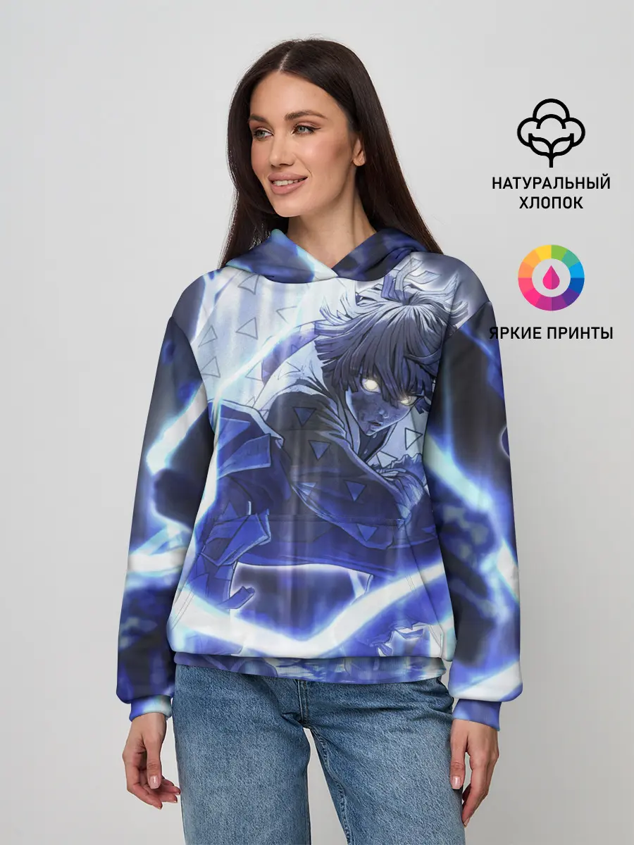 Женское худи / Клинок рассекающий демонов