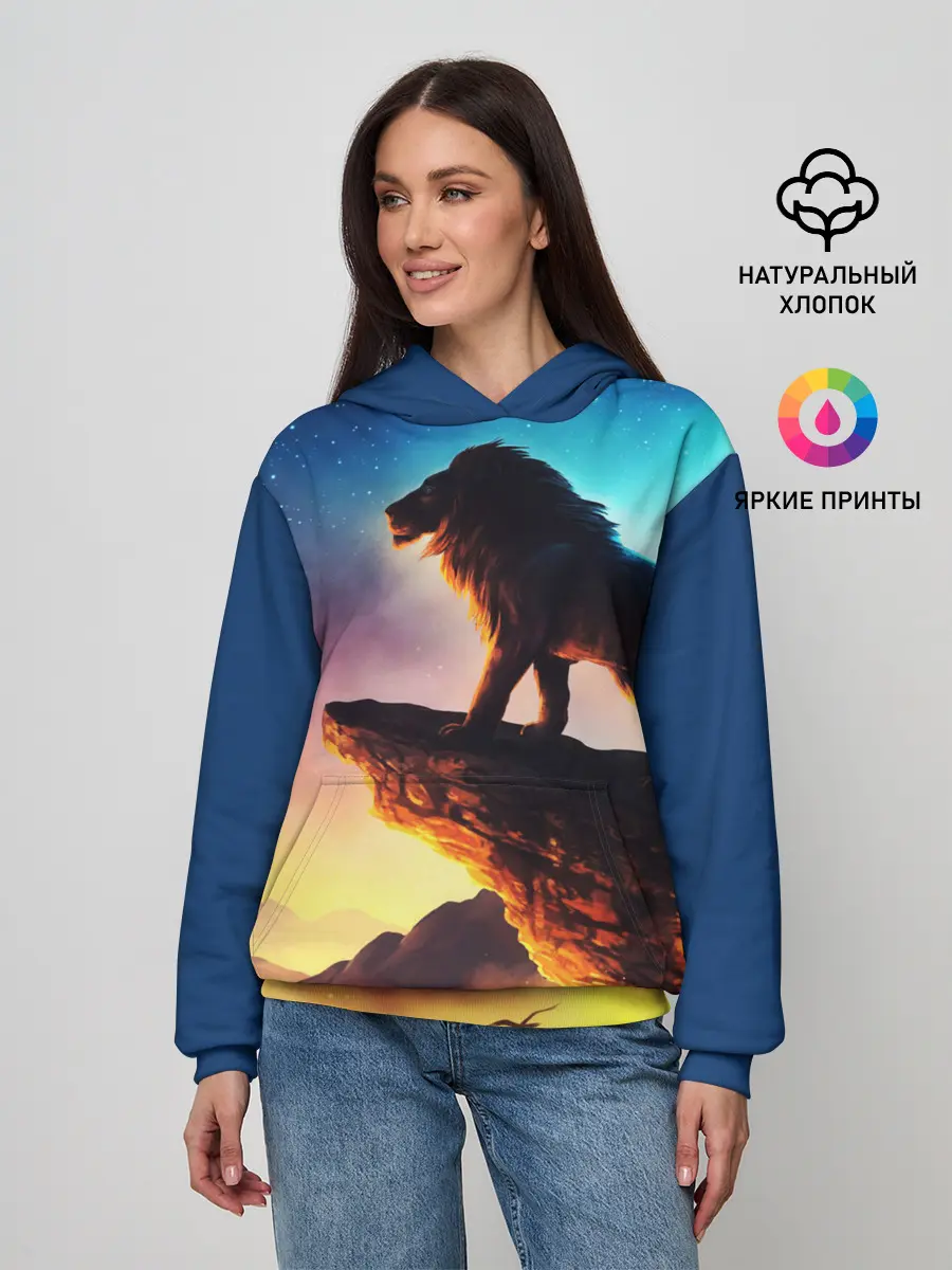 Женское худи / Лев