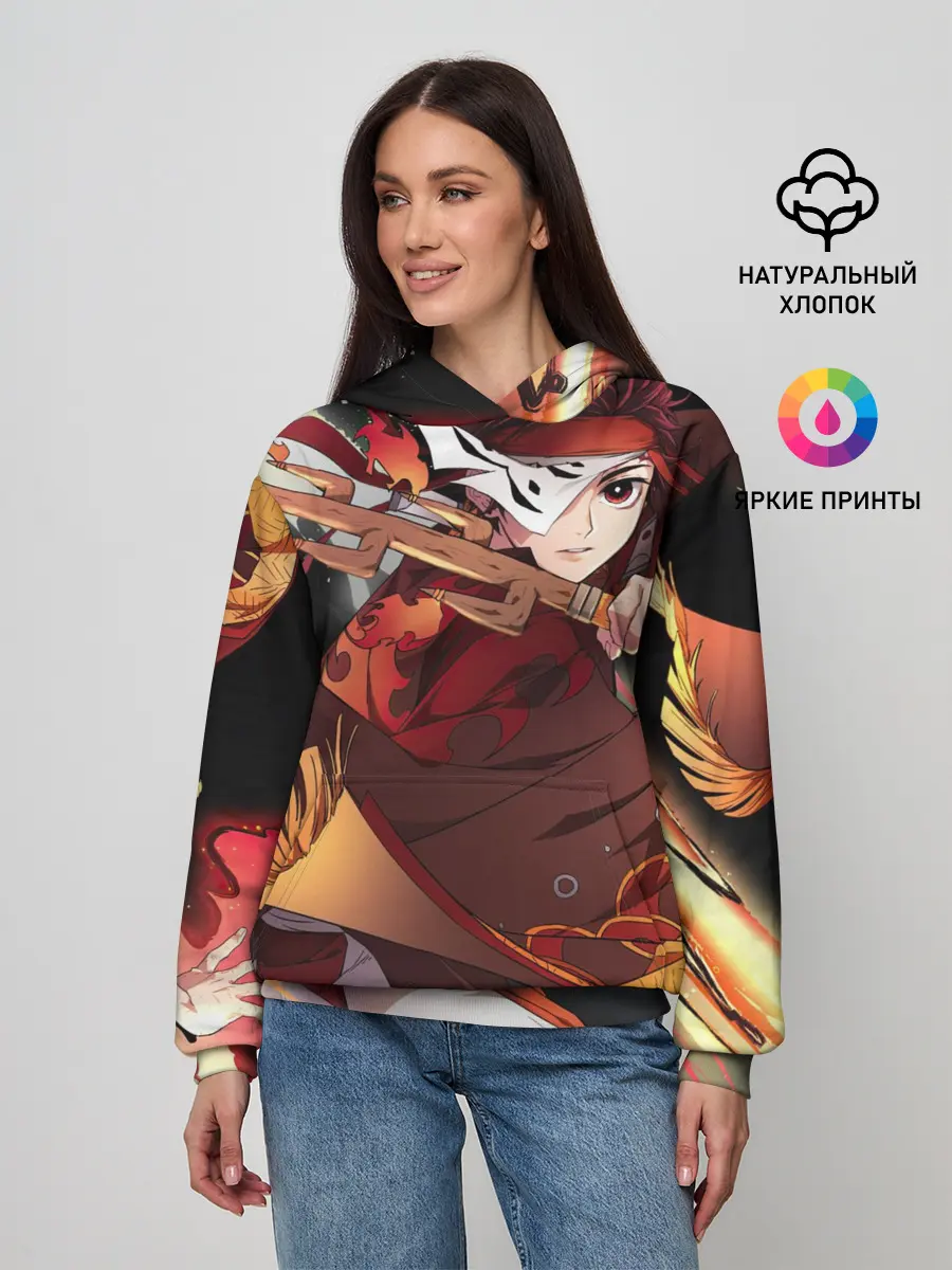 Женское худи / КЛИНОК РАССЕКАЮЩИЙ ДЕМОНОВ