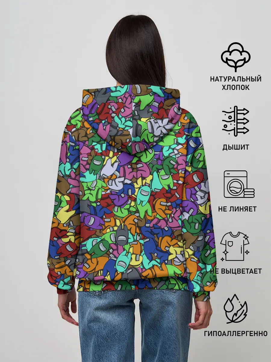 Женское худи / Among Us Overload