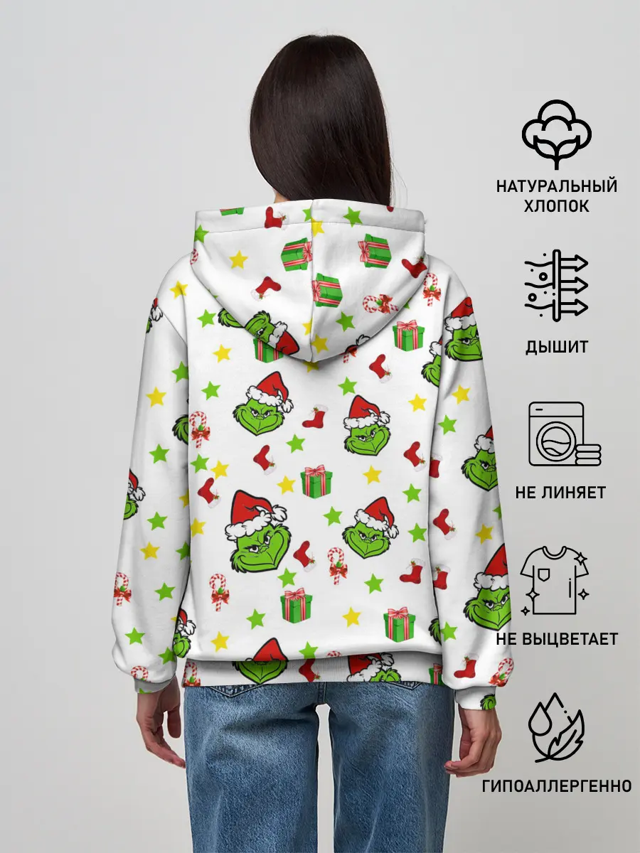 Женское худи / Гринч