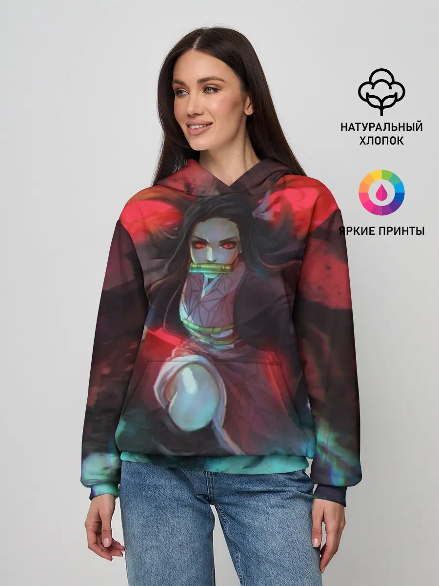 Женское худи / НЕЗУКО ИЗ КЛИНКА