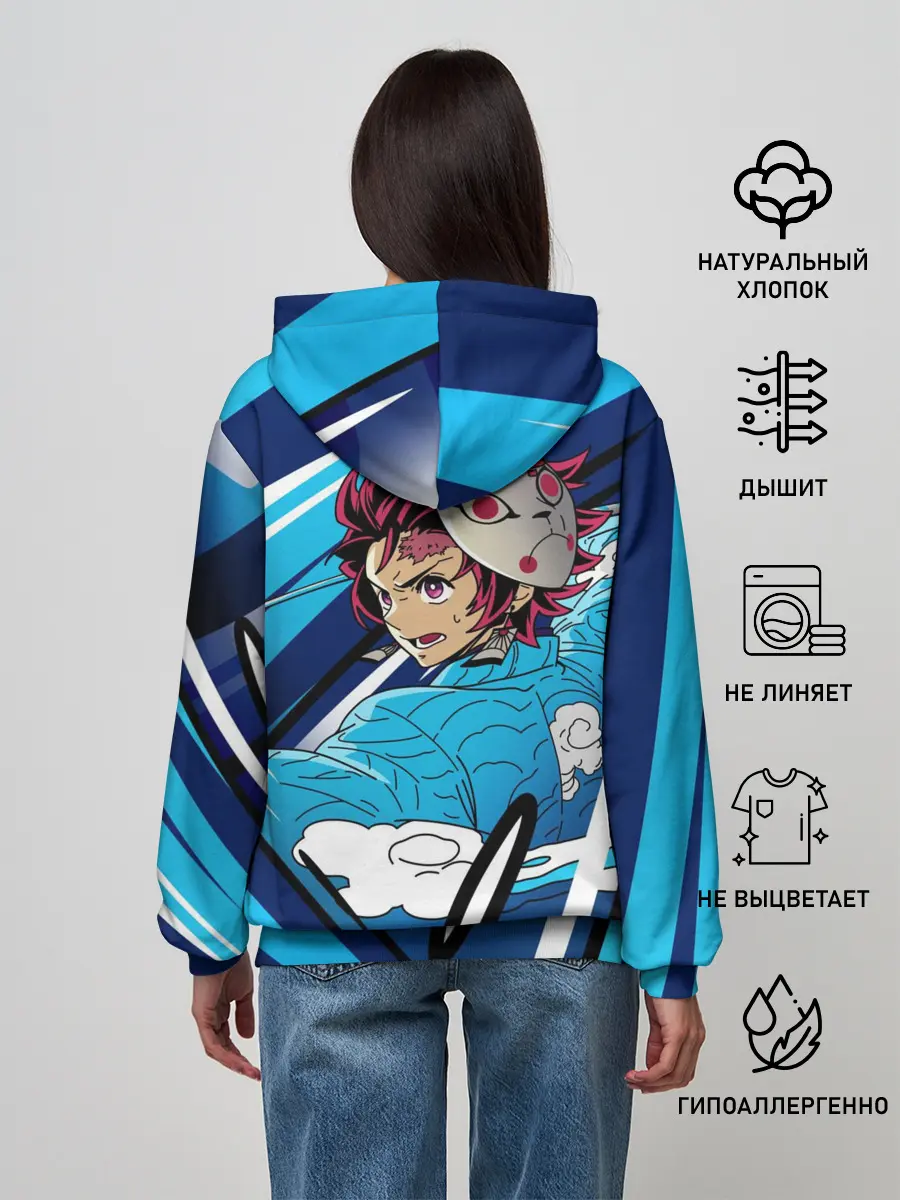 Женское худи / Клинок рассекающий демонов