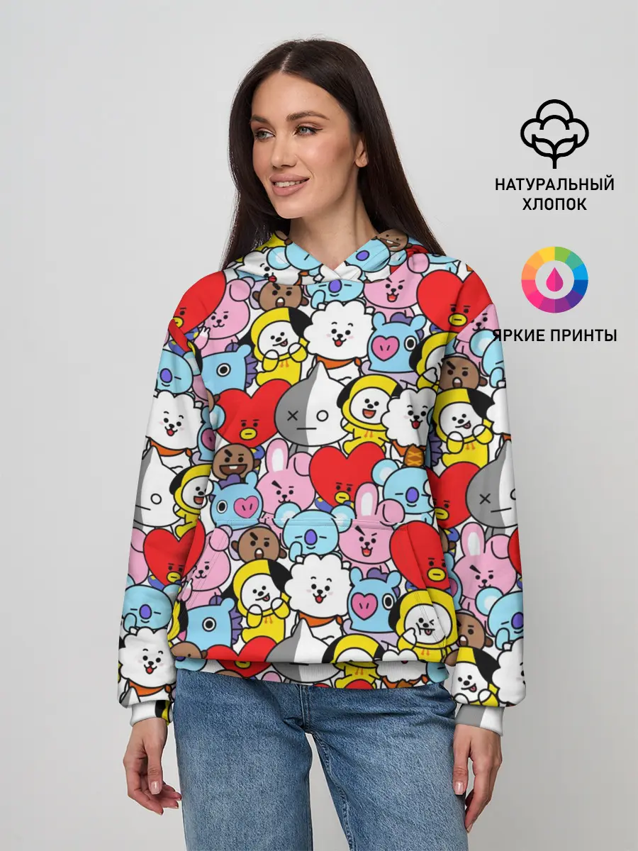 Женское худи / BT21 / BTS