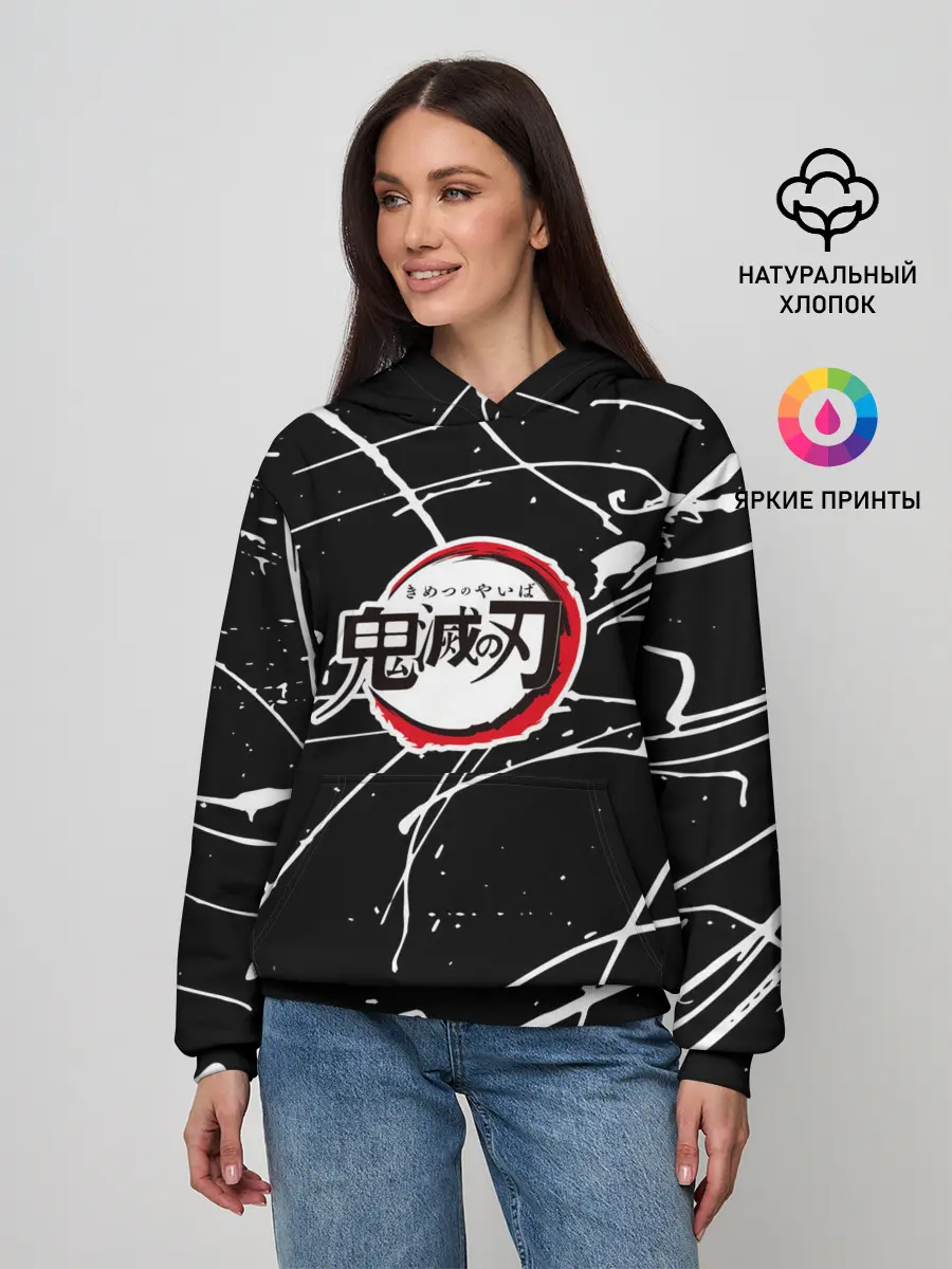 Женское худи / Demon Slayer: Kimetsu no Yaiba