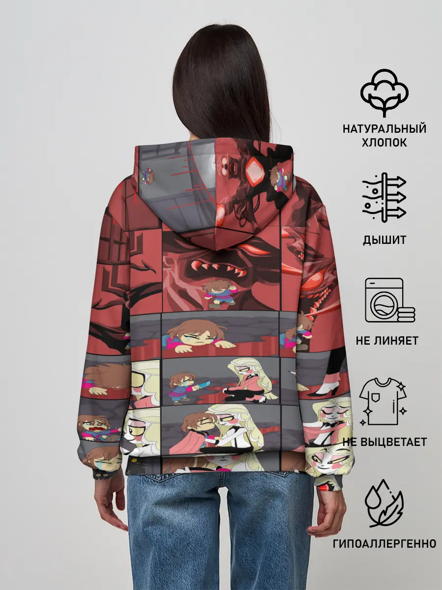 Женское худи / Отель Хазбин