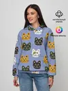 Женское худи / Котики