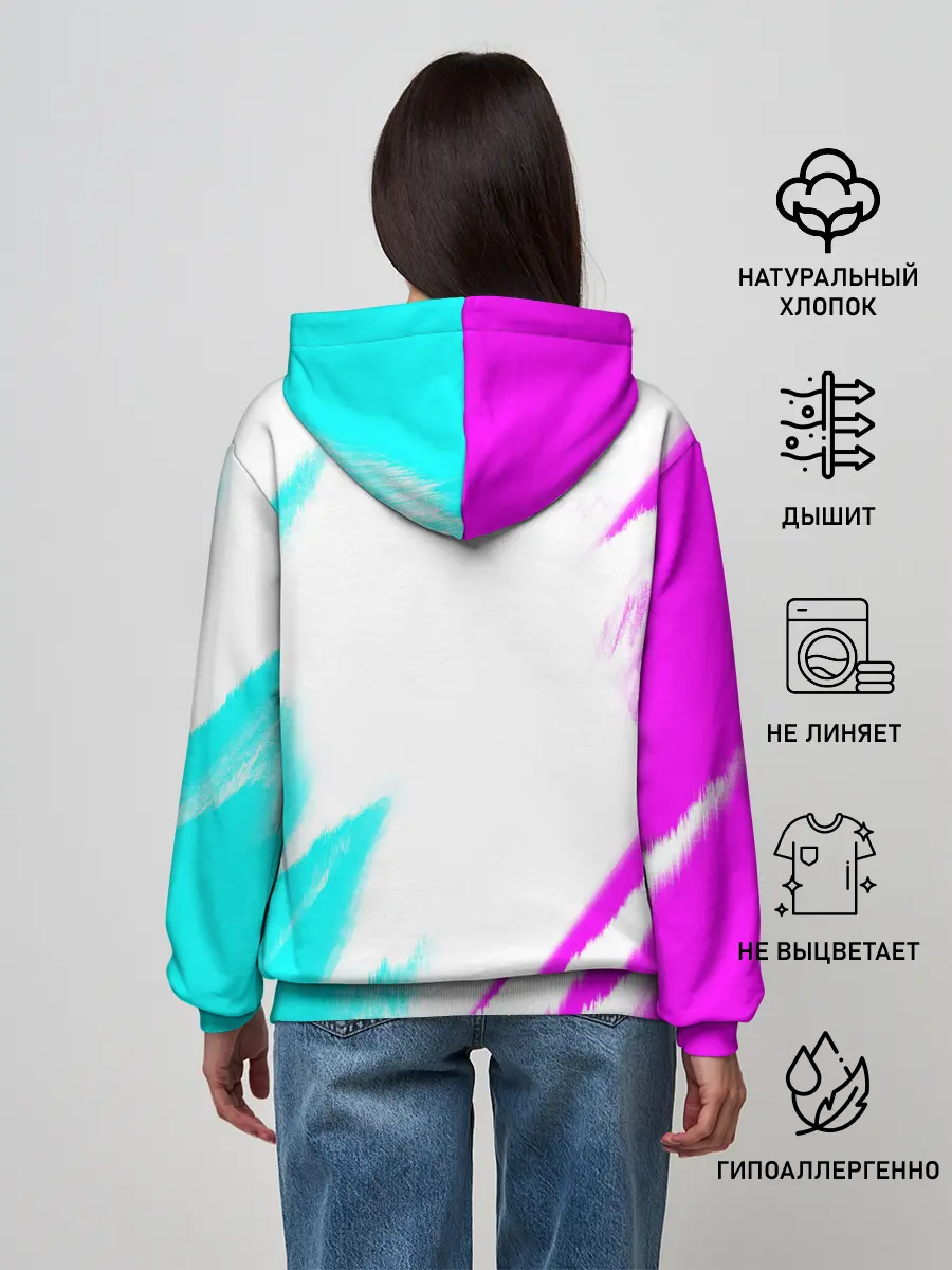 Женское худи / AMONG US - NEON