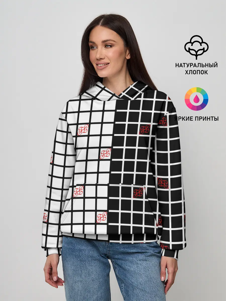 Женское худи / Разносторонняя сетка Fumrre