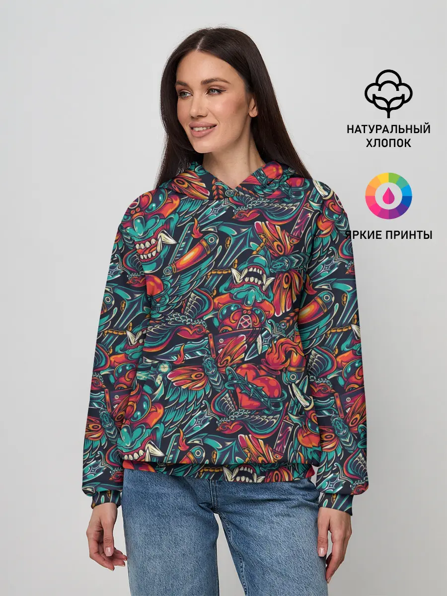 Женское худи / Якудза