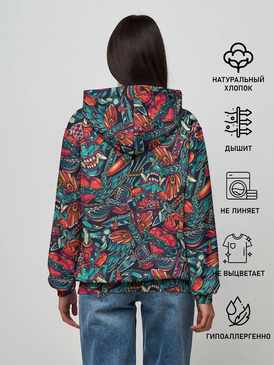 Женское худи / Якудза