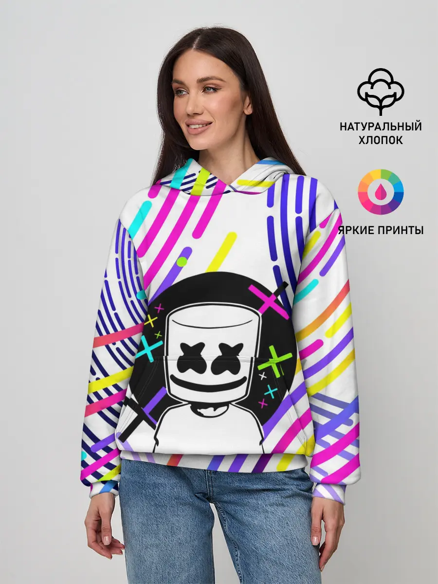 Женское худи / MARSHMELLO