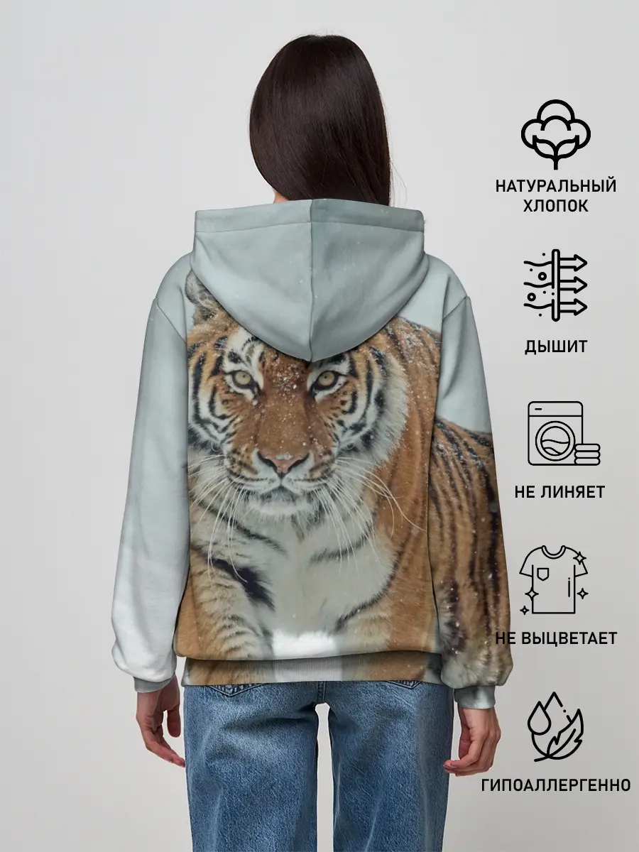 Женское худи / Тигр