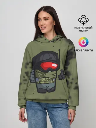 Женское худи / AMONG US & CALL OF DUTY