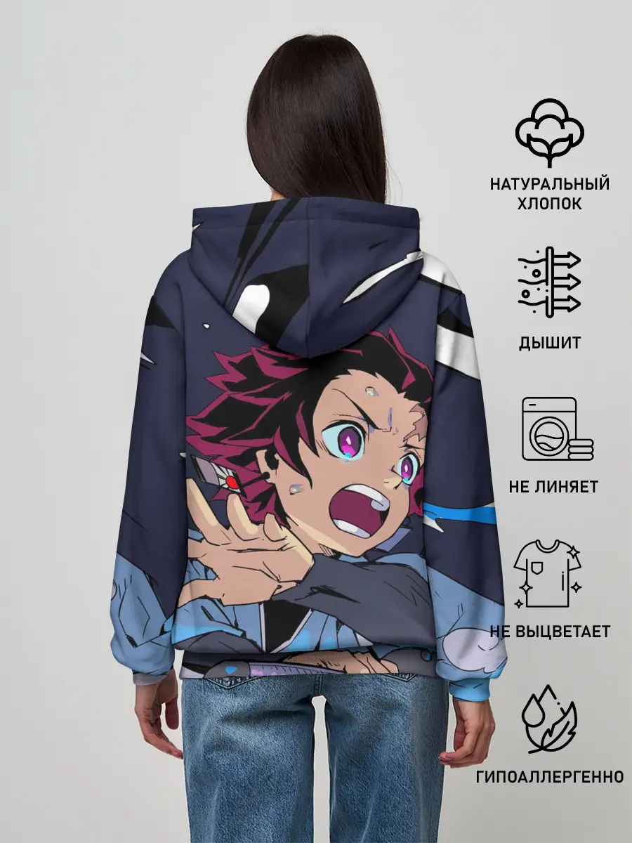 Женское худи / Клинок Рассекающий Демонов