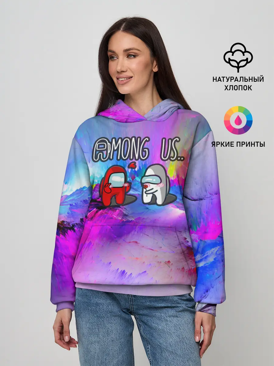 Женское худи / Among Us love