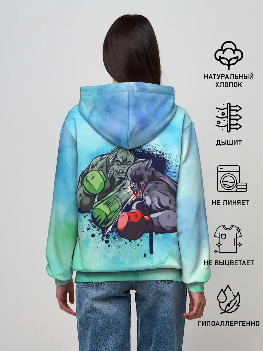 Женское худи / Тайсон против Джонса