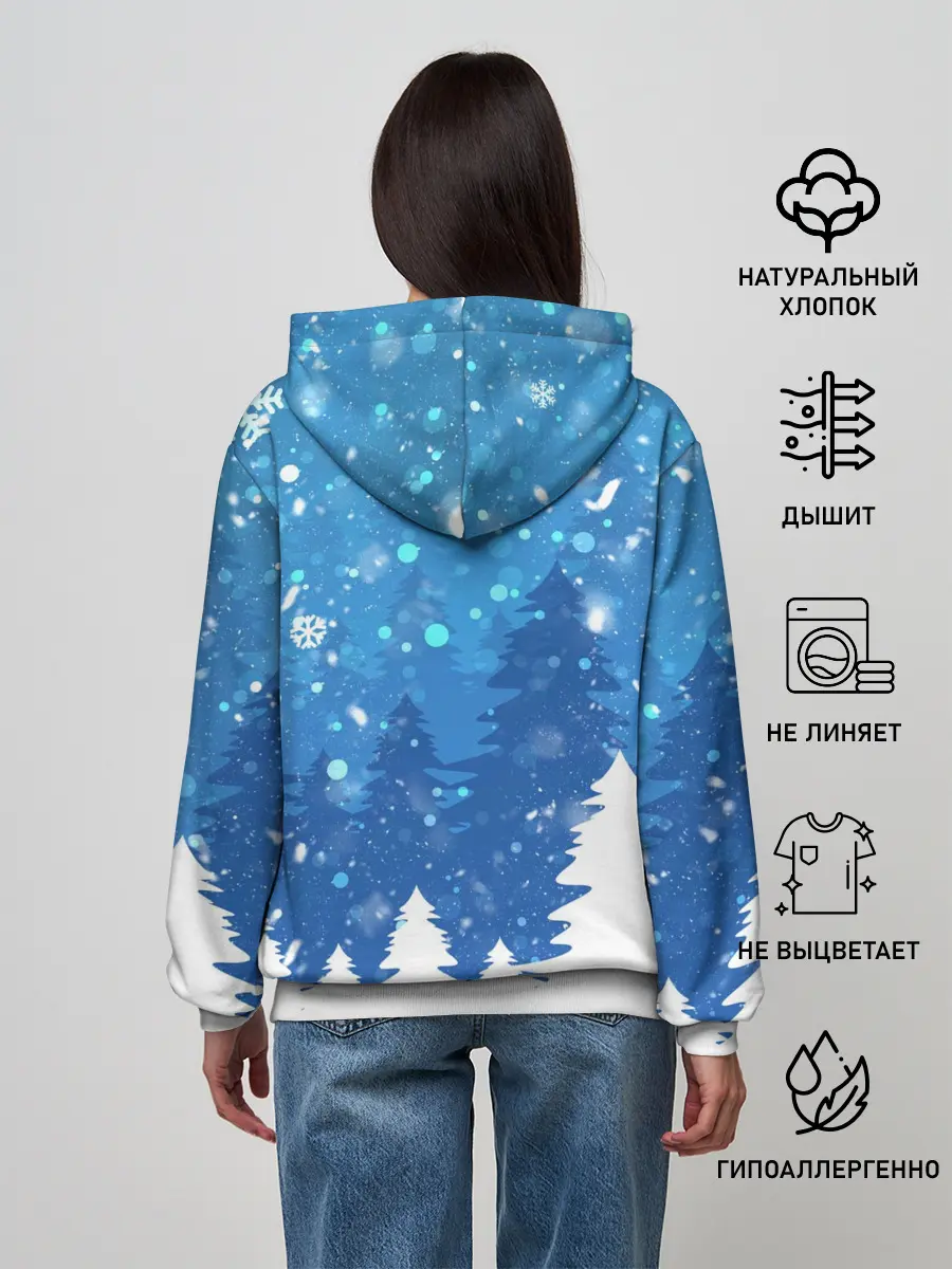 Женское худи / Новогодний Манкрафт