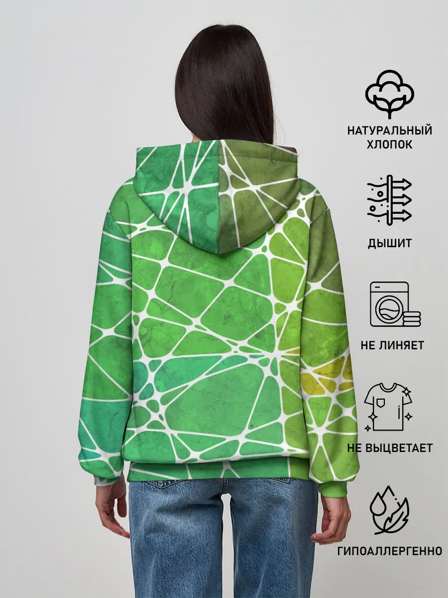 Женское худи / Абстракция камень