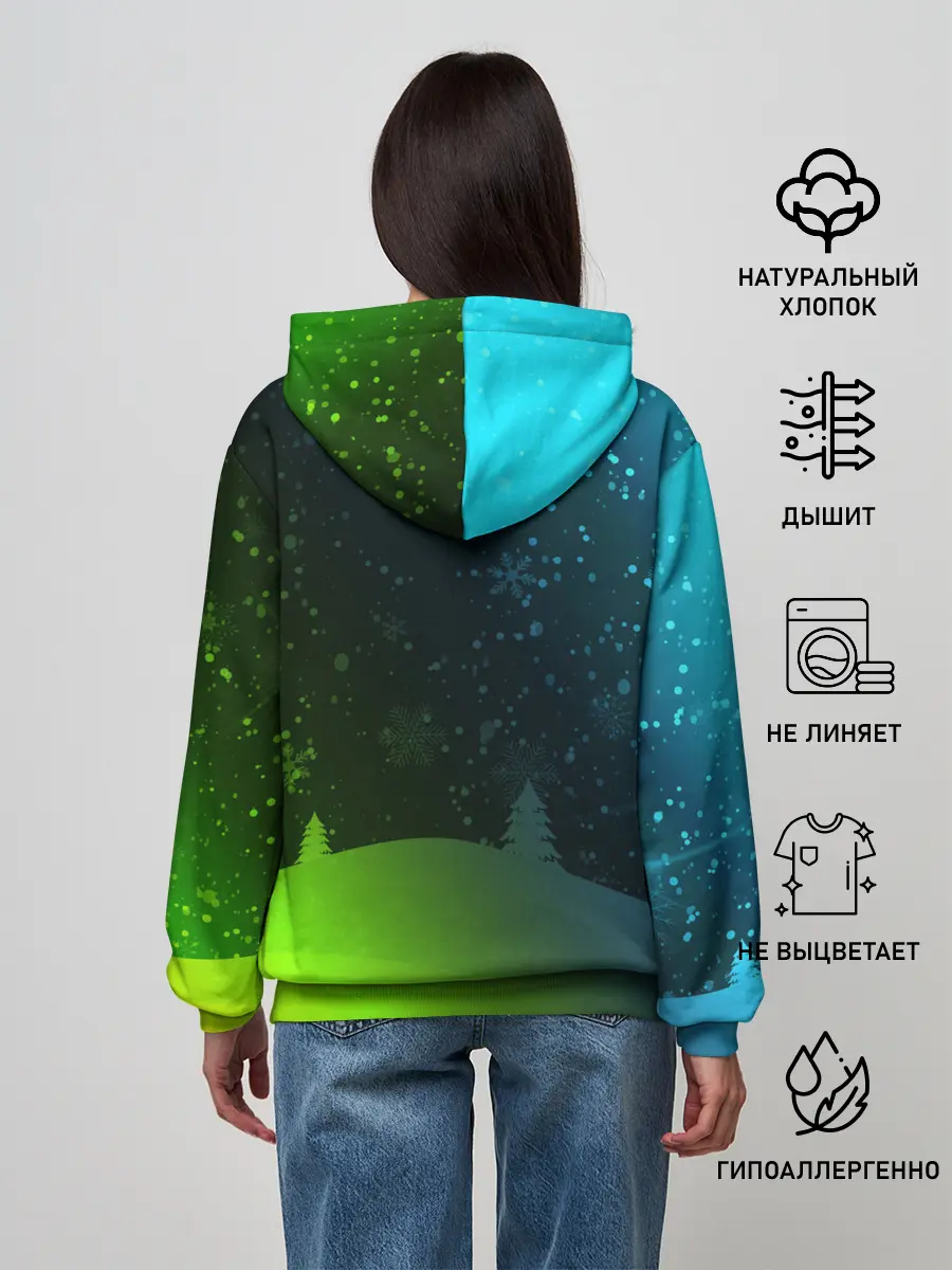 Женское худи / CS GO | КС ГО - Снежный