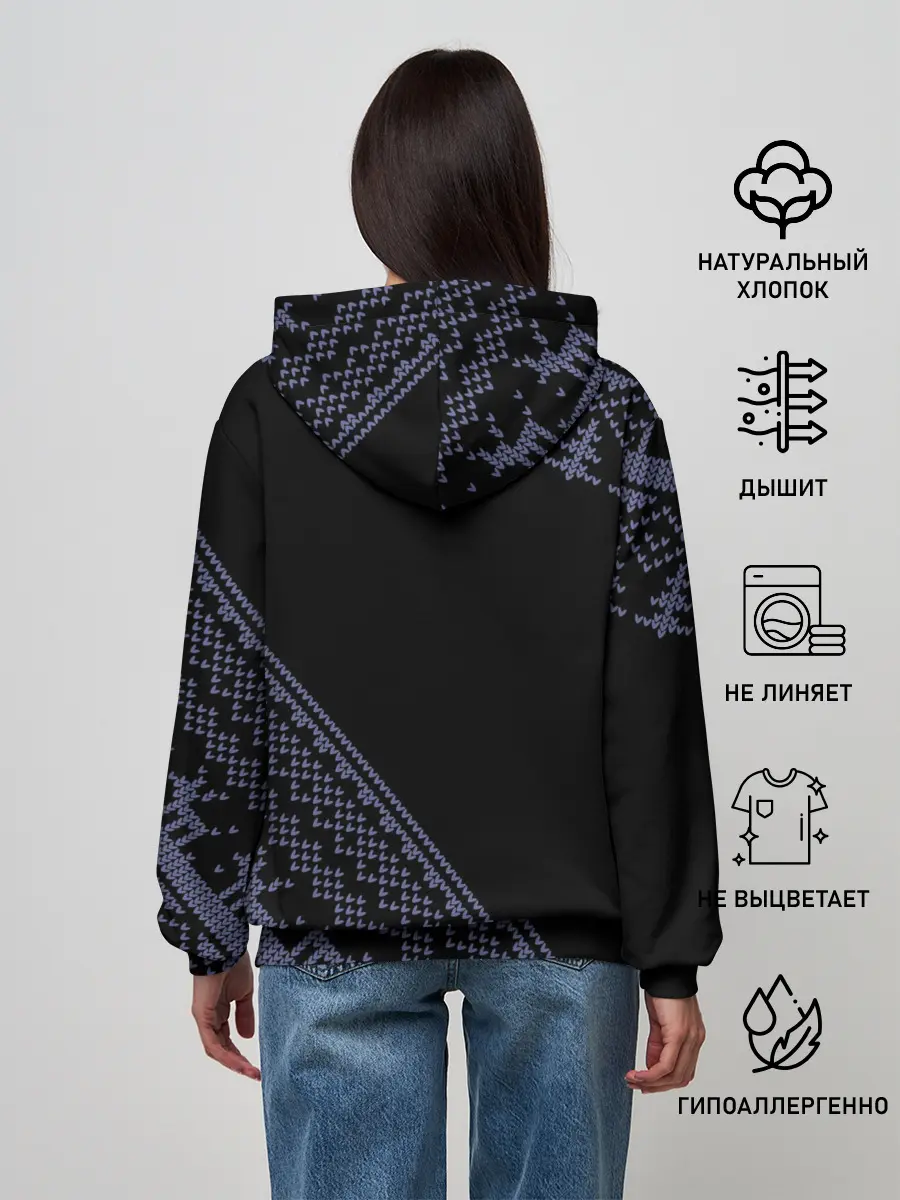 Женское худи / CYBERPUNK 2077 - Новый Год