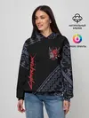 Женское худи / CYBERPUNK 2077 - Новый Год