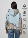 Женское худи / Петербург, я люблю тебя