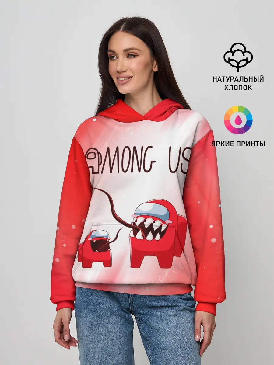 Женское худи / AMONG US - Impostor + Mini